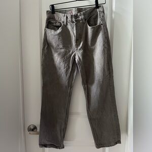 Zara Men's Gray Straight Jeans